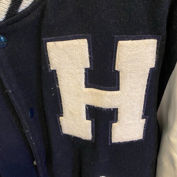 Old School Vintage Quilted “Letterman” Jacket - Picture 3 of 16